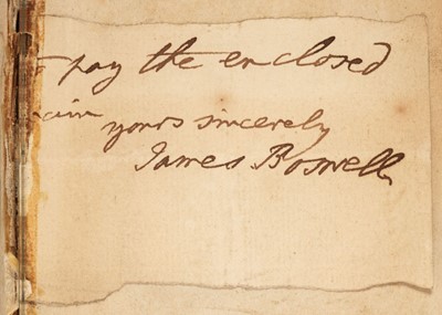 Lot 101 - Boswell (James, 1740-1795). The Works of Samuel Johnson, volume 4 only (of 12)