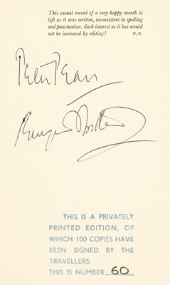 Lot 102 - Britten (Benjamin & Pears, Peter). Armenian Holiday: August 1965, privately printed, 1965