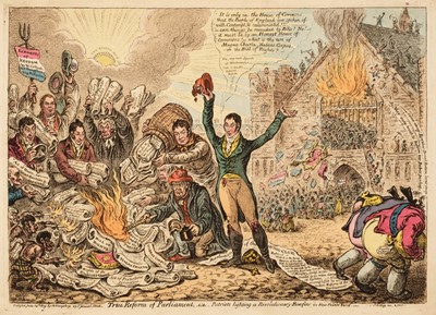 Lot 238 - Gillray (James). True Reform of Parliament..., H. Humphrey, June 14th 1809