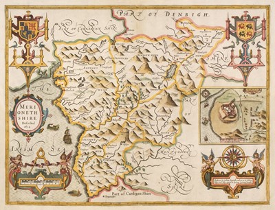 Lot 135 - Wales. Speed (John), Four county maps, [1627 or later]