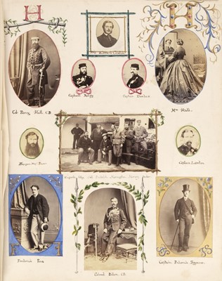 Lot 77 - Rifle Brigade. Group of 6 albums relating to R.S. Follett, 2nd Battalion Rifle Brigade, 1860s-1920s