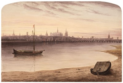 Lot 11 - German, Switzerland & Italy.. An album of 48 watercolours, circa 1850's-60's
