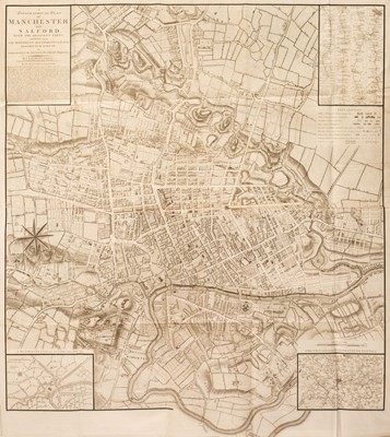 Lot 30 - Aikin (John). A Description of the Country from thirty to forty miles round Manchester, 1795
