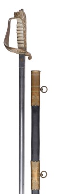 Lot 127 - Swords. A George V period naval officer's sword plus child's sword