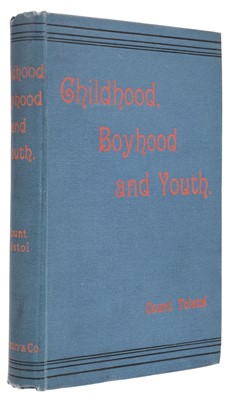 Lot 788 - 1888 Tolstoy (Leo). Childhood, Boyhood, and Youth, 1st edition in English, 1888