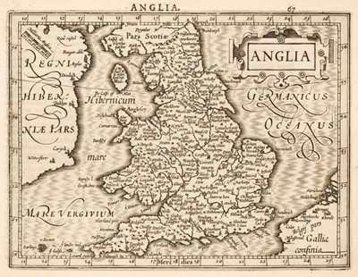 Lot 99 - England & Wales. A collection of 23 maps, 17th - 19th century
