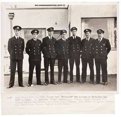 Lot 24 - Imperial Airways. Log books, and photographs belonging to Captain H.L.M. Glover