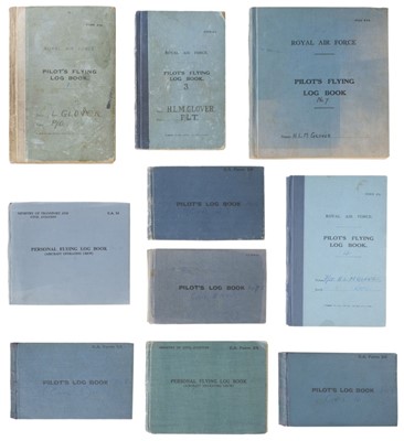 Lot 24 - Imperial Airways. Log books, and photographs belonging to Captain H.L.M. Glover