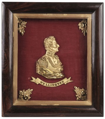 Lot 559 - Duke of Wellington. A Victorian ormolu bust of the Duke of Wellington