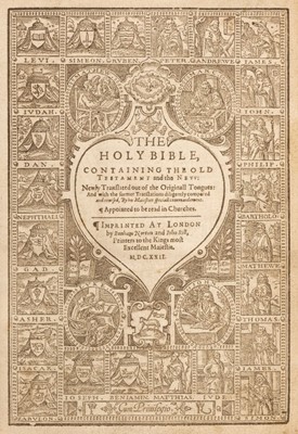 Lot 263 - Bible [English]. The Holy Bible, containing the Old Testament and the New, 1622