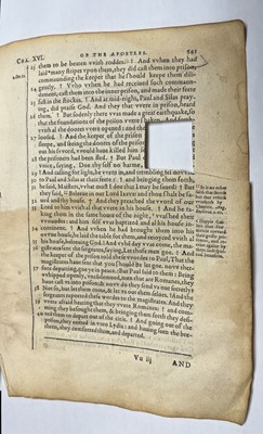 Lot 255 - Bible [New Testament - English, Douai]. The New Testament of Jesus Christ, 1582