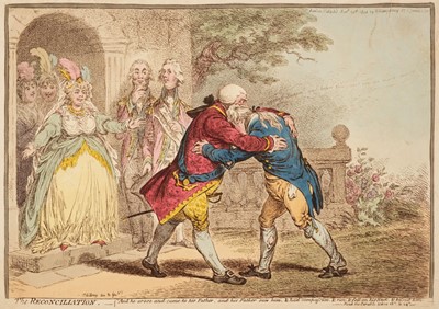 Lot 235 - Gillray (James). The Reconciliation...., H. Humphrey, November 20th 1804