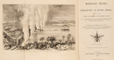 Lot 13 - Livingstone (David). Missionary Travels and Researches in South Africa, 1st edition, 1857