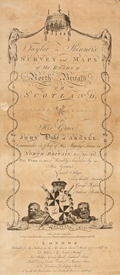 Lot 197 - Taylor (George & Skinner Andrew). Survey and Maps of the Roads of North Britain..., 1776