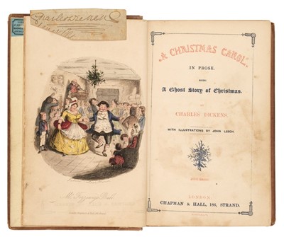 Lot 439 - Dickens (Charles). A Christmas Carol, 6th edition, London: Chapman and Hall, 1844