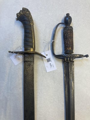 Lot 117 - Swords. An 1803 pattern officer's sword plus composite Scottish short sword