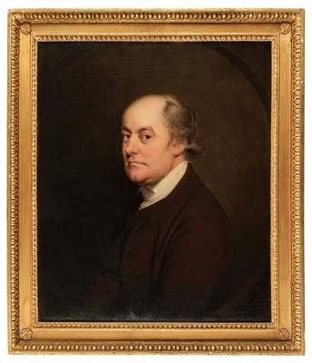 Lot 17 - Joseph Wright of Derby (1734-1797). Portrait of John Harrison, surgeon of Derby, c. 1781