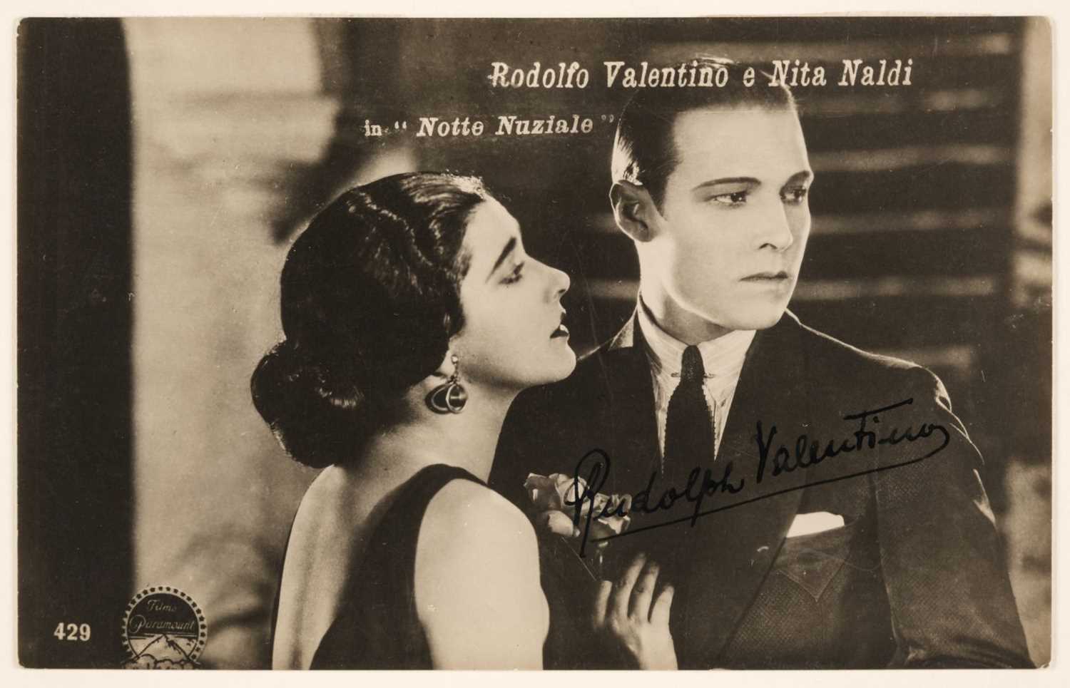 Lot 275 - Valentino (Rudolph, 1895-1926). Vintage