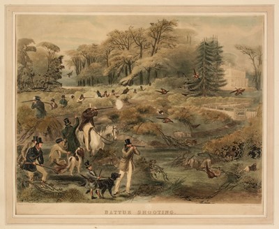 Lot 325 - Turner (G. A.). Battue Shooting, circa 1840