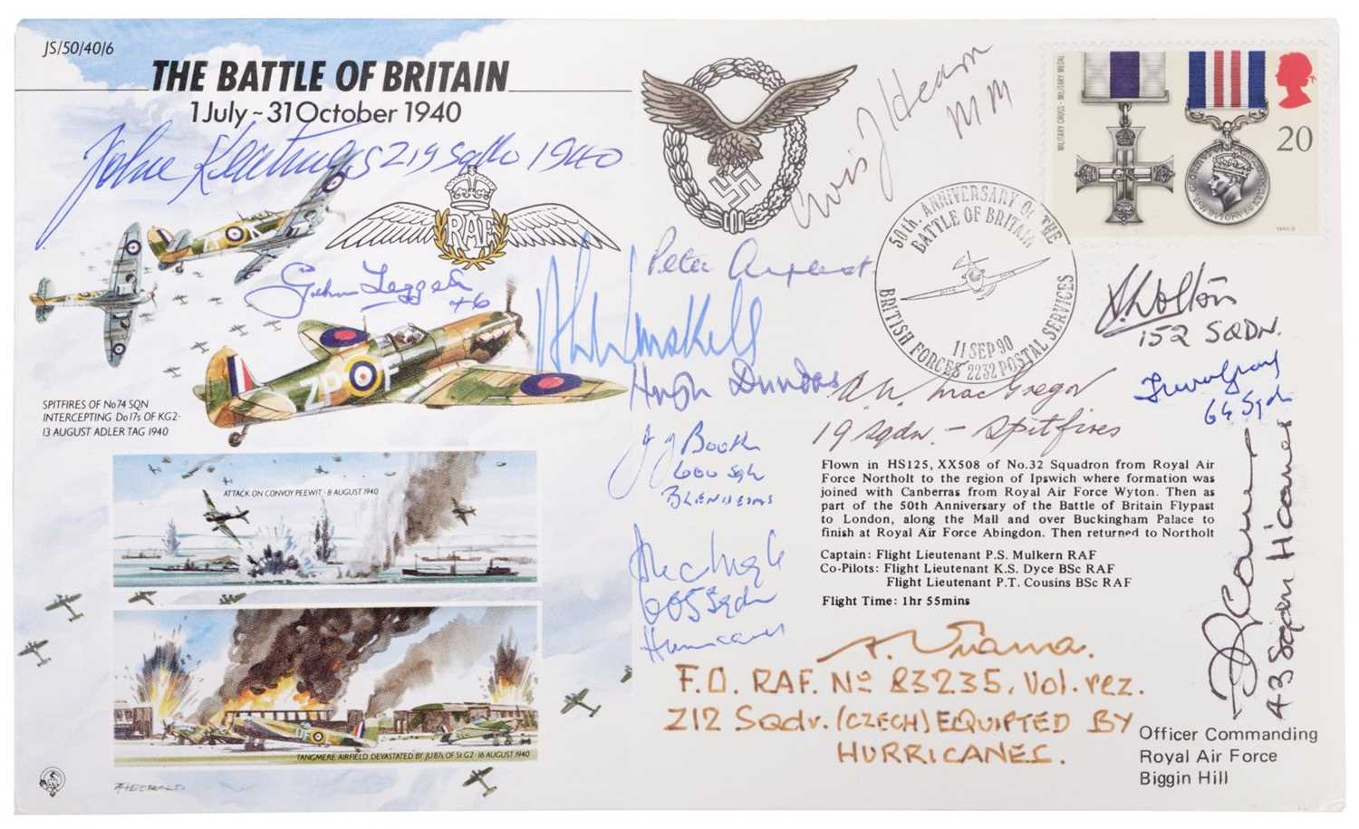 Lot 41 - World War II. Six albums of WWII pilots signatures