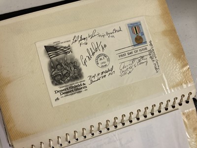 Lot 41 - World War II. Six albums of WWII pilots signatures
