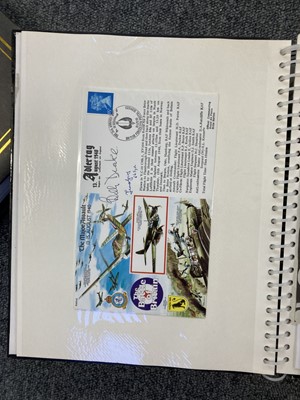 Lot 41 - World War II. Six albums of WWII pilots signatures