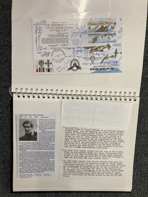 Lot 41 - World War II. Six albums of WWII pilots signatures