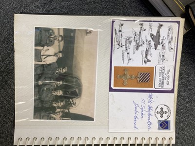Lot 41 - World War II. Six albums of WWII pilots signatures