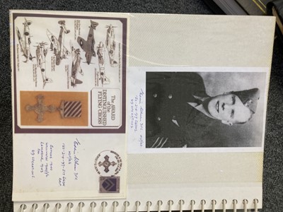 Lot 41 - World War II. Six albums of WWII pilots signatures