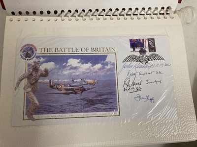 Lot 41 - World War II. Six albums of WWII pilots signatures