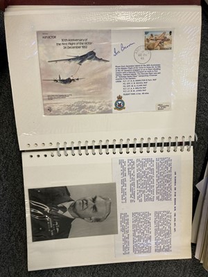 Lot 41 - World War II. Six albums of WWII pilots signatures