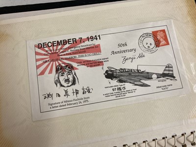 Lot 41 - World War II. Six albums of WWII pilots signatures