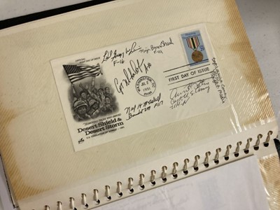 Lot 41 - World War II. Six albums of WWII pilots signatures