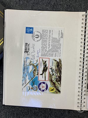 Lot 41 - World War II. Six albums of WWII pilots signatures