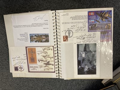 Lot 41 - World War II. Six albums of WWII pilots signatures