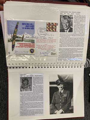 Lot 41 - World War II. Six albums of WWII pilots signatures