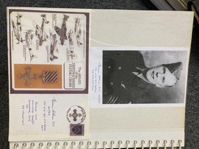 Lot 41 - World War II. Six albums of WWII pilots signatures