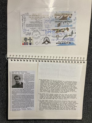 Lot 41 - World War II. Six albums of WWII pilots signatures