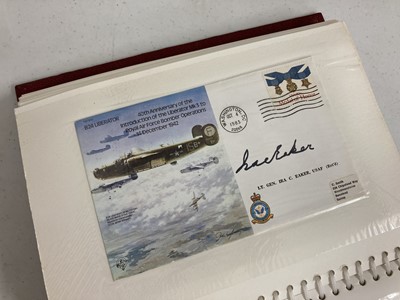 Lot 41 - World War II. Six albums of WWII pilots signatures