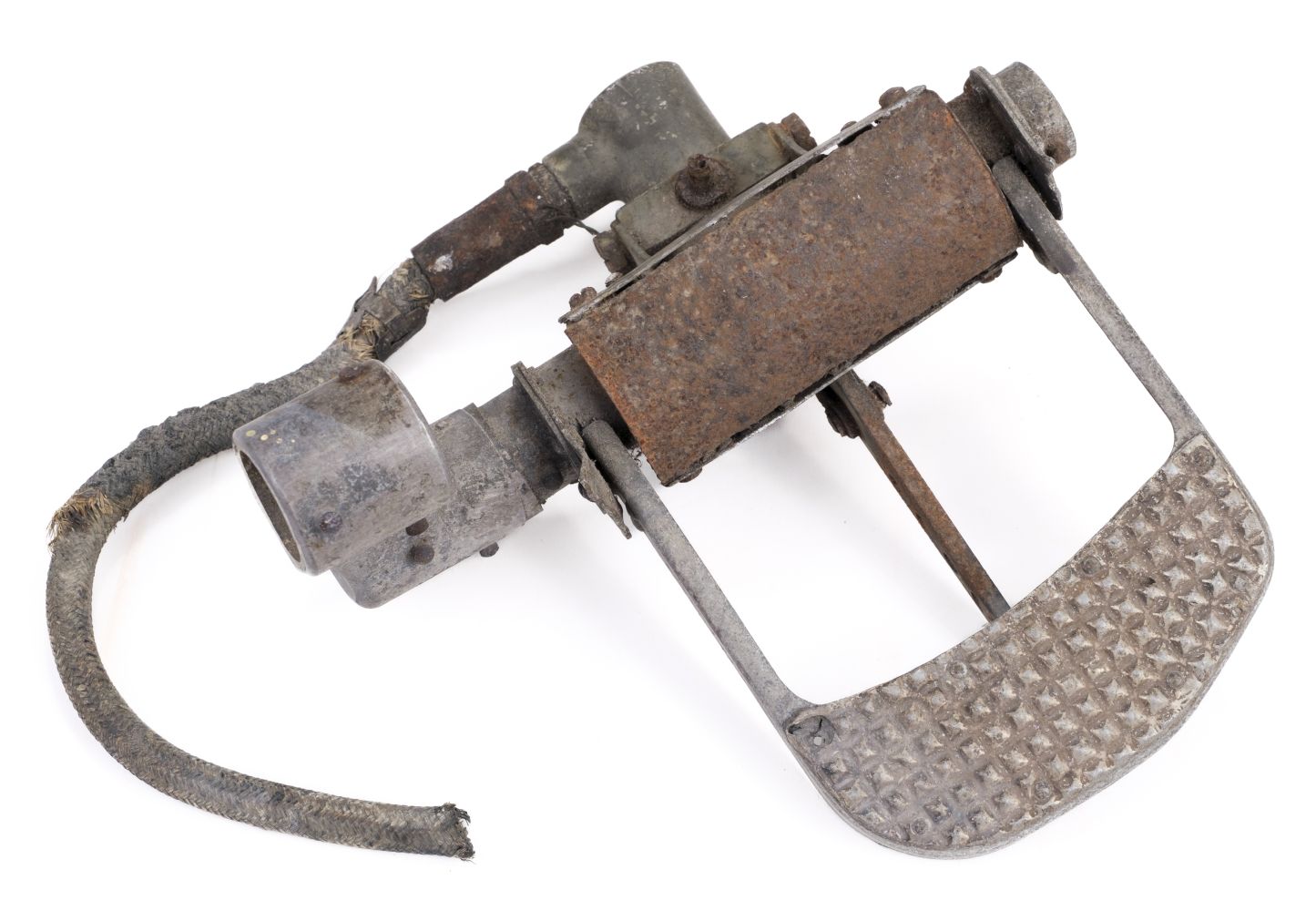 Lot 372 - Rudder Pedal. WWII Japanese fighter aircraft