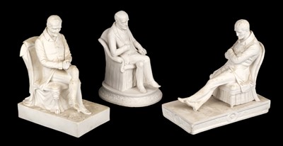 Lot 560 - Duke of Wellington. A Victorian parian figure of the Duke of Wellington