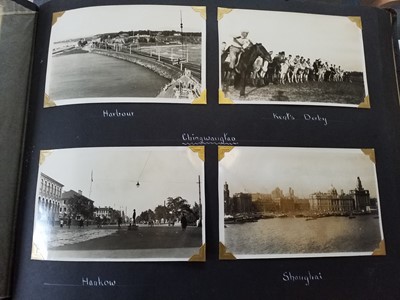 Lot 14 - China & the Far East. An album of approx. 360 photographs of China & the Far East, c. 1934-36