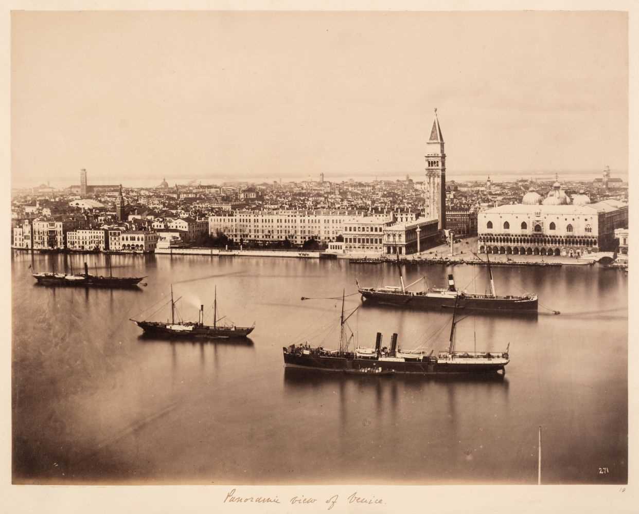 Lot 45 - Italy. A group of 26 photographs of Italian views, c. 1850s/1880s, albumen prints