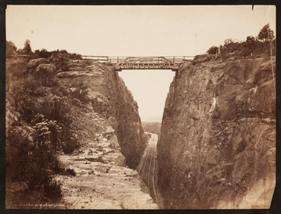 Lot 1 - Australia. A group of 21 photographs of Australia and Tasmania, c. 1880