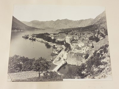 Lot 17 - Croatia. A group of 14 photographs of Cattaro (Kotor), Spalato (Split) and elsewhere, c. 1910