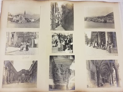 Lot 17 - Croatia. A group of 14 photographs of Cattaro (Kotor), Spalato (Split) and elsewhere, c. 1910