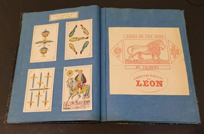 Lot 499 - Spanish playing cards trade catalogue. Turnhout, Belgium: Mesmaekers & Moentack, 1859-1862