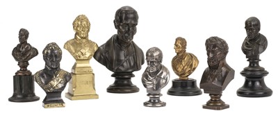 Lot 534 - Duke of Wellington. A collection of 19th century busts