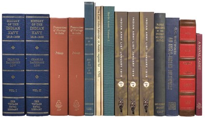 Lot 68 - Low (Charles Rathbone). History of the Indian Navy (1613-1863), 2 volumes, 1990