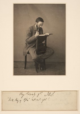 Lot 153 - Symonds (John Addington, 1840-1893). Autograph Sentiment Signed with initials
